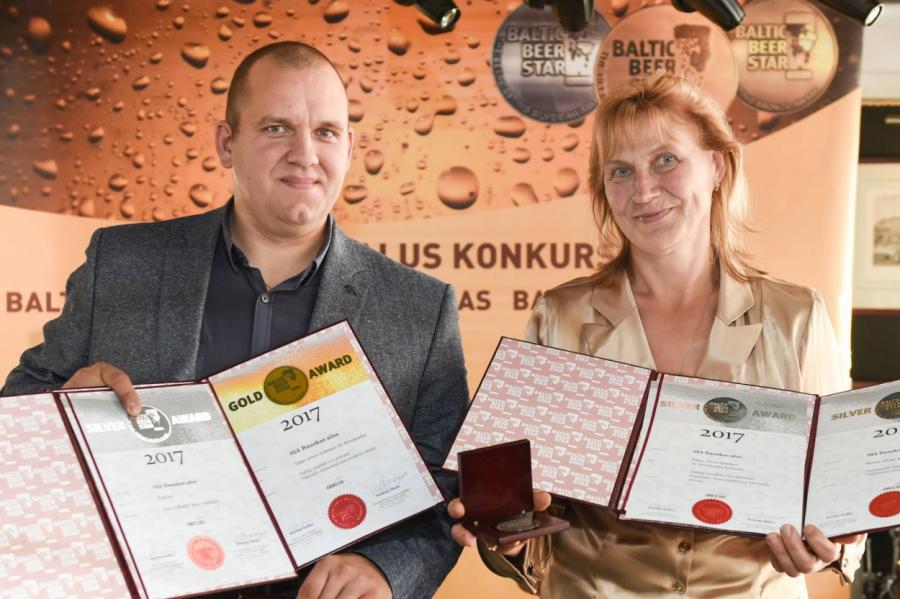 Bauskas alus darītavai viena zelta un&nbsp;trīs sudraba godalgas konkursā &laquo;Baltic Beer Star 2017&raquo;