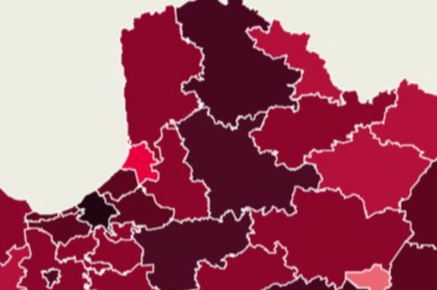 VS.lv: Kā piektdien izskatās Covid-19 inficēšanās karte Latvijas ...