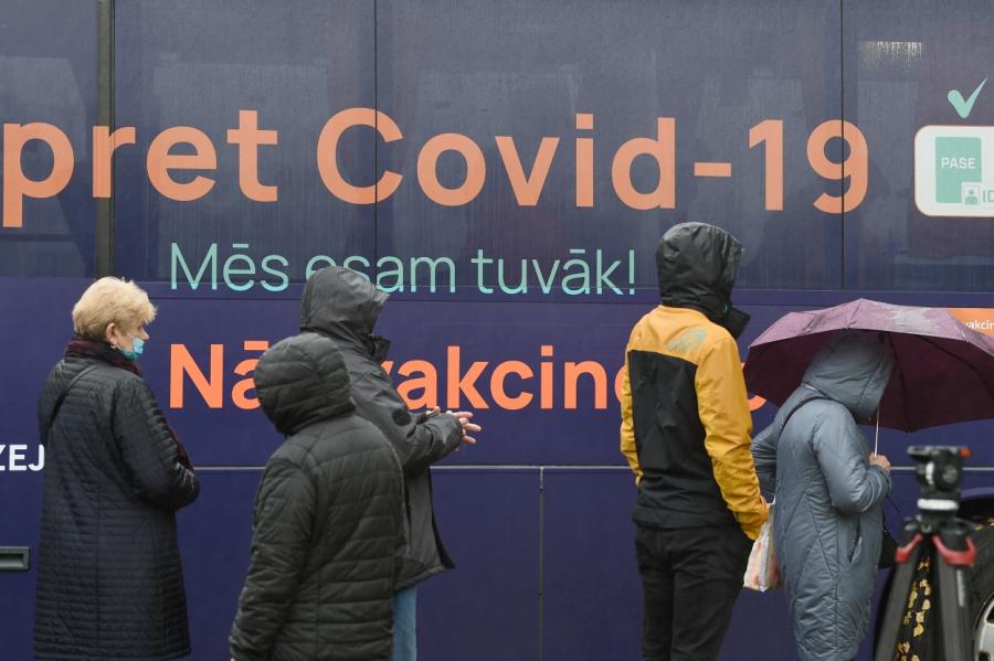Rīgā vakcinēto iedzīvotāju skaits novembrī palielinājies par 15,7%