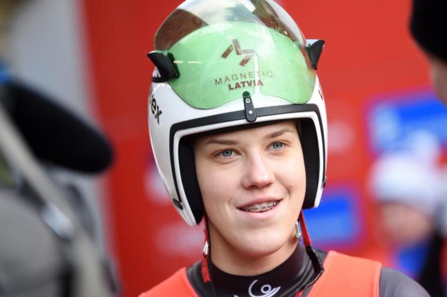 Elīna Ieva Vītola izcīna ceturto vietu pasaules čempionātā kamaniņu sportā