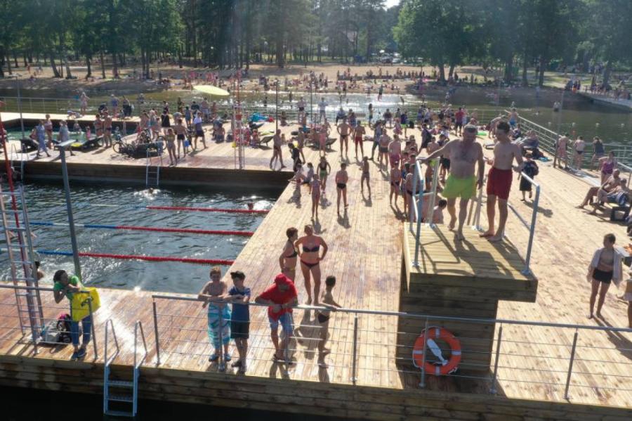 Daugavpilī var atpūsties 11 ūdenstilpes un 32 parkos un skvēros (+VIDEO)