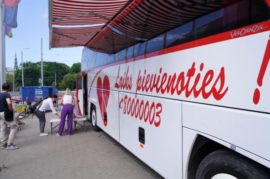 Asinsdonoru centrs šonedēļ dosies 14 izbraukumos pie donoriem