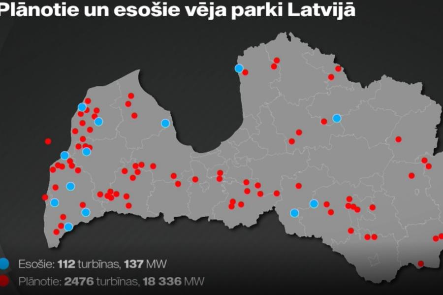 Eksperts: Baltijas valstīs strauji kāpa vēja staciju izstrāde (+VIDEO)
