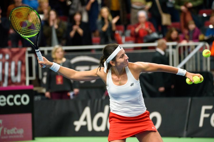 Sevastova WTA atgriešanās turnīrā cīnās par iespēju tikties ar Ostapenko