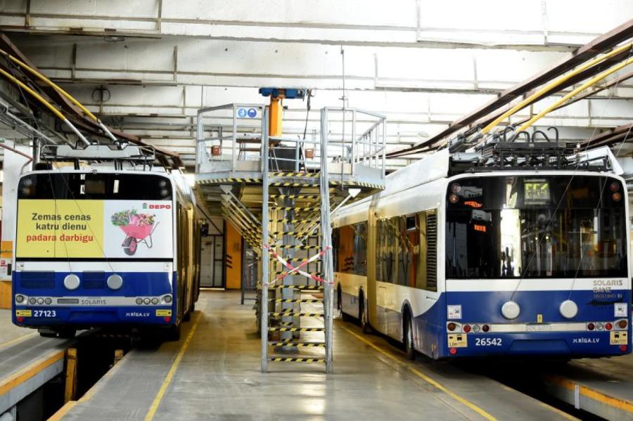 Rīgas satiksme atkārtoti izsolīs desmit trolejbusus