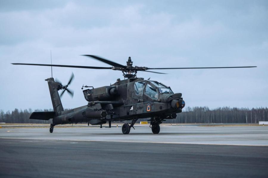 ASV armijas helikopteri «‎Apache» turpina aizsargāt mūsu valsti (+VIDEO)