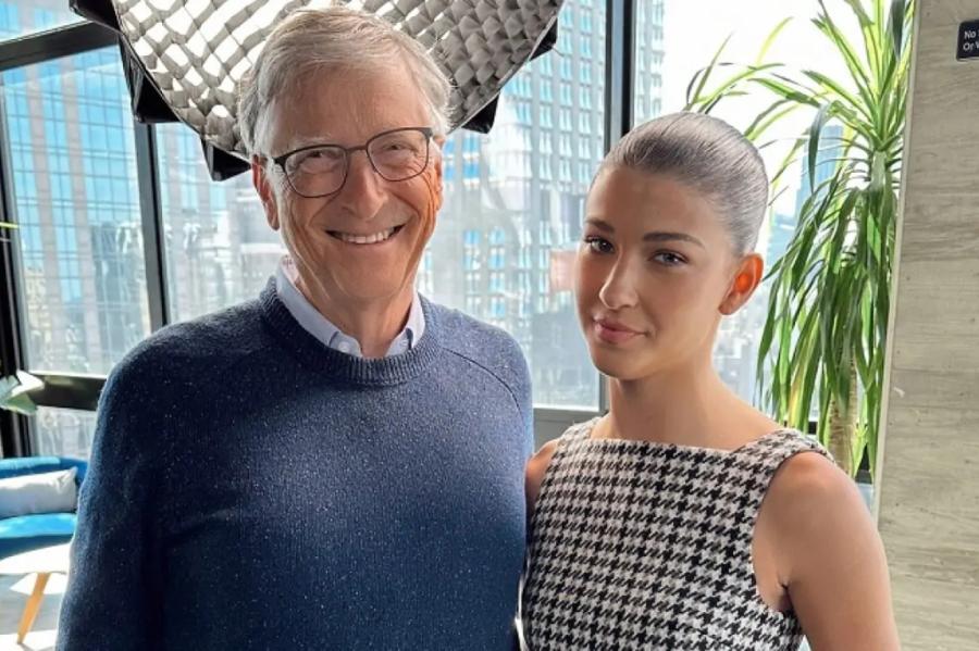 Billa Geitsa meita nejauši atklājusi tēva diagnozi