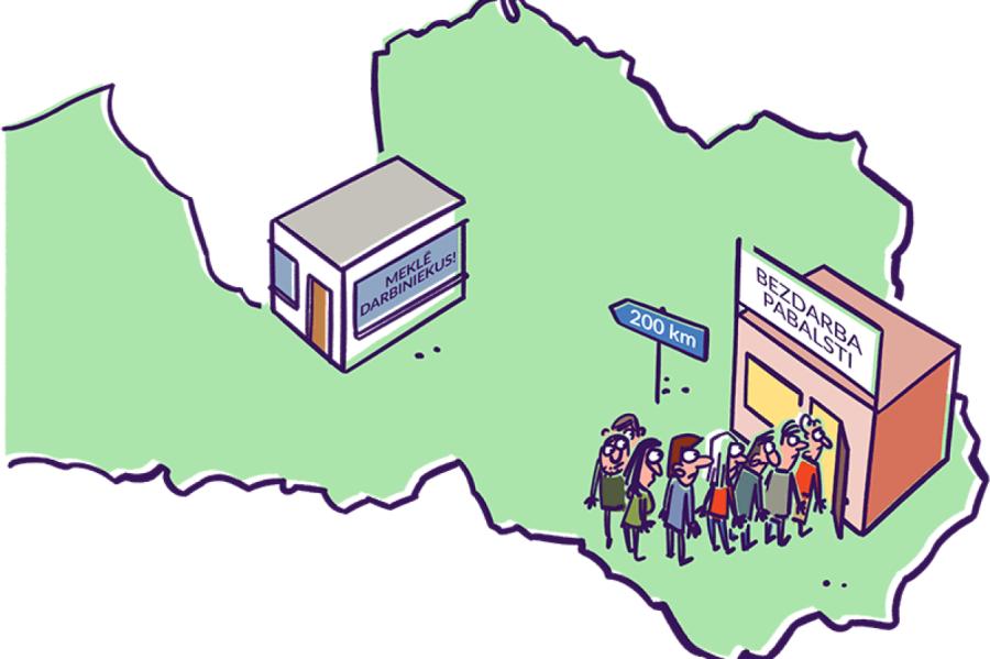 CSP: bezdarba līmenis 1. ceturksnī palielinājās līdz 7,4% (+VIDEO)