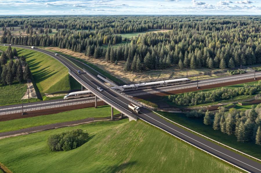 "Rail Baltica" projektā sākta Iecavas infrastruktūras apkopes punkta izbūve