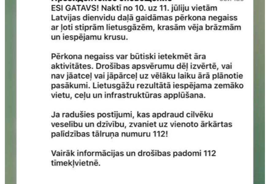IeM analizē šūnu apraides paziņojumu nenonākšanu līdz adresātiem