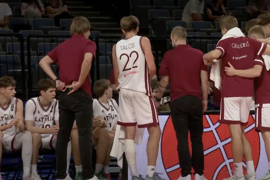 Latvijas basketbolisti Eiropas U-18 čempionātā cīnīsies par trešo vietu