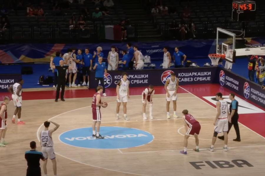 Mūsu basketbolisti Eiropas U-18 čempionātā zaudē Itālijai un ieņem ceturto vietu